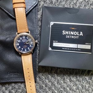 Shinola Mens Watch THE RUNWELL 47MM